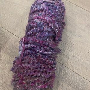 Purple high quality wool blend yarn